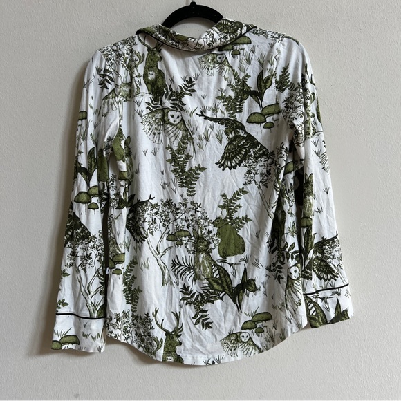 The Cat's Pajamas WOODSIDE Owl Deer Rabbit Size Medium SET Pima Cotton - Picture 3 of 3